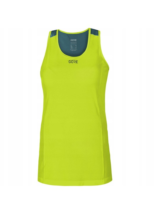 Maiou sport Gore Wear, alergare, fara maneci, usor, verde, 36 EU