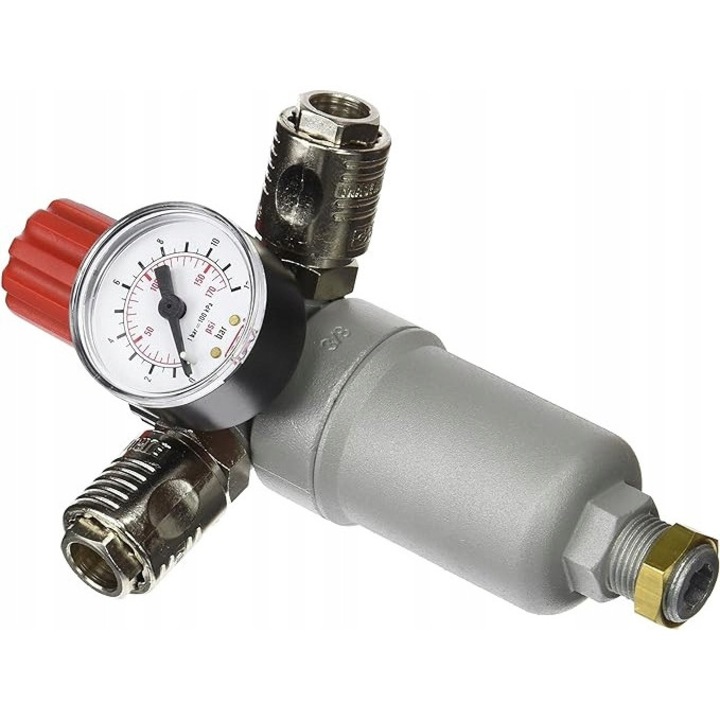Reductor de presiune Cevik CA-950/1 cu manometru, 2 x 3/8", 0-12 bar