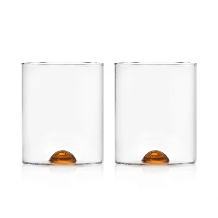 Pahare Westwing set 2 bucati Luna, bursuc, 9x8cm, 350ml