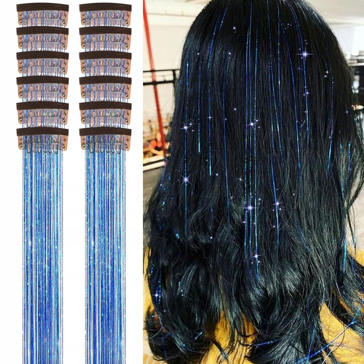 Capace roti, Pasma, set 12 buc, 20,5", albastru stralucitor