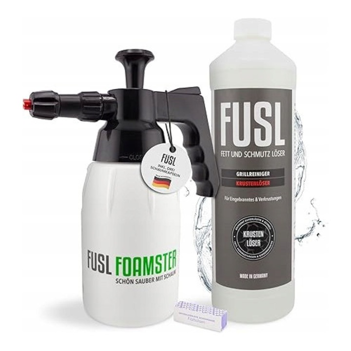 Solutie de curatare gratar FUSL 1L + pulverizator, activitate puternica, A++