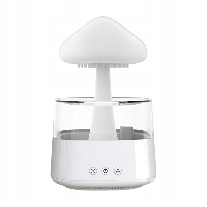 Umidificator cu lampa LED NRMEN, forma de picatura, 26,1x16,5cm, A++
