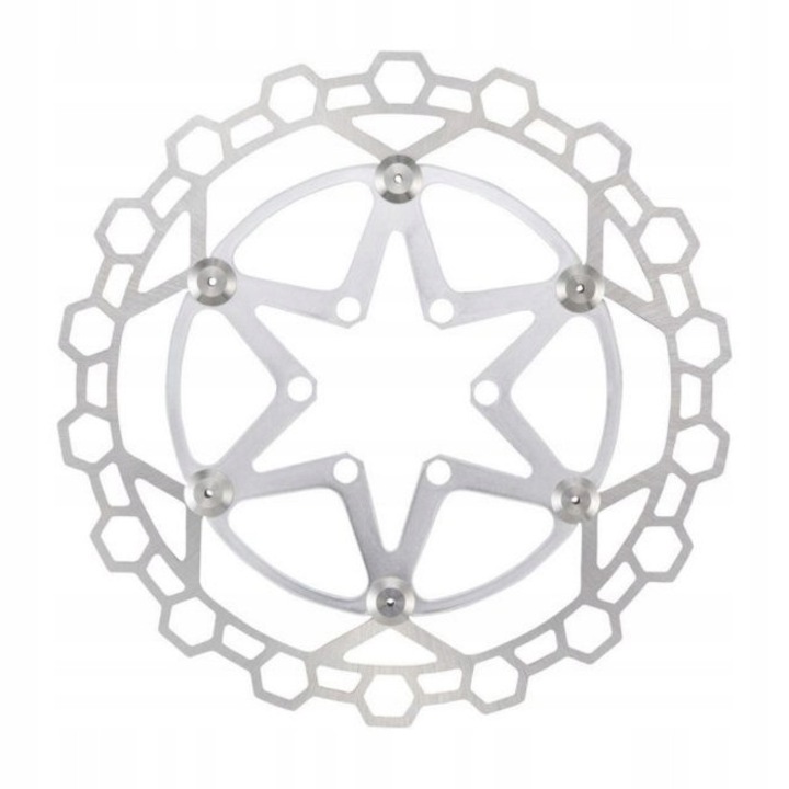 Tarca frana Alligator Diamond 2P Floating 160mm, 6 gauri, otel inoxidabil, 116g