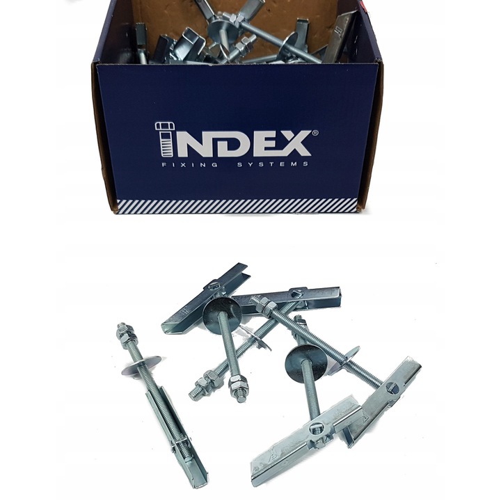 Suruburi Index M6, 50 bucati, 16mm, gri, pentru prinderea plafonului suspendat