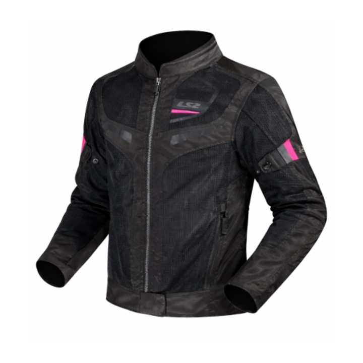 Geaca moto LS2 METROPOLIS EVO, pentru dama, culoare negru, marime M