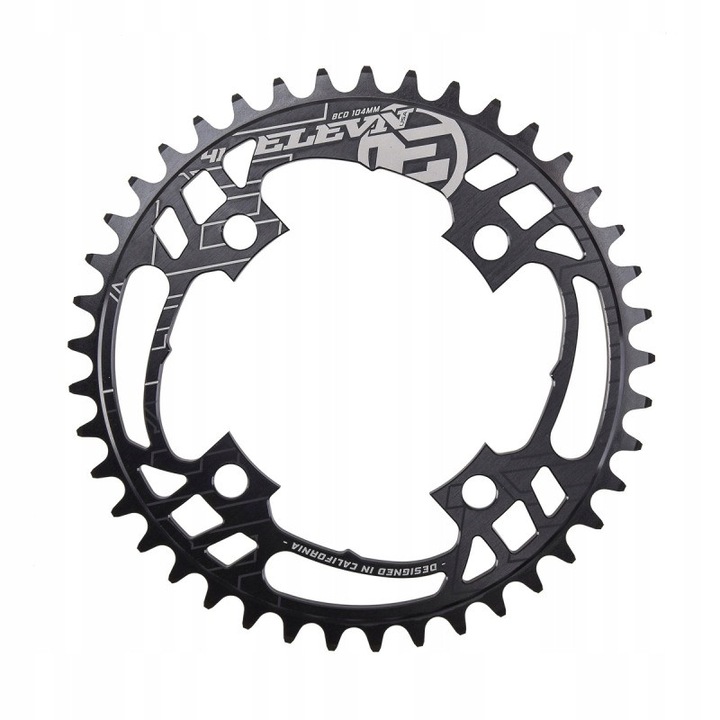 Angrenaj bicicleta Eleven Flow 7075, 104mm, 45T, aluminiu, montare 4 puncte