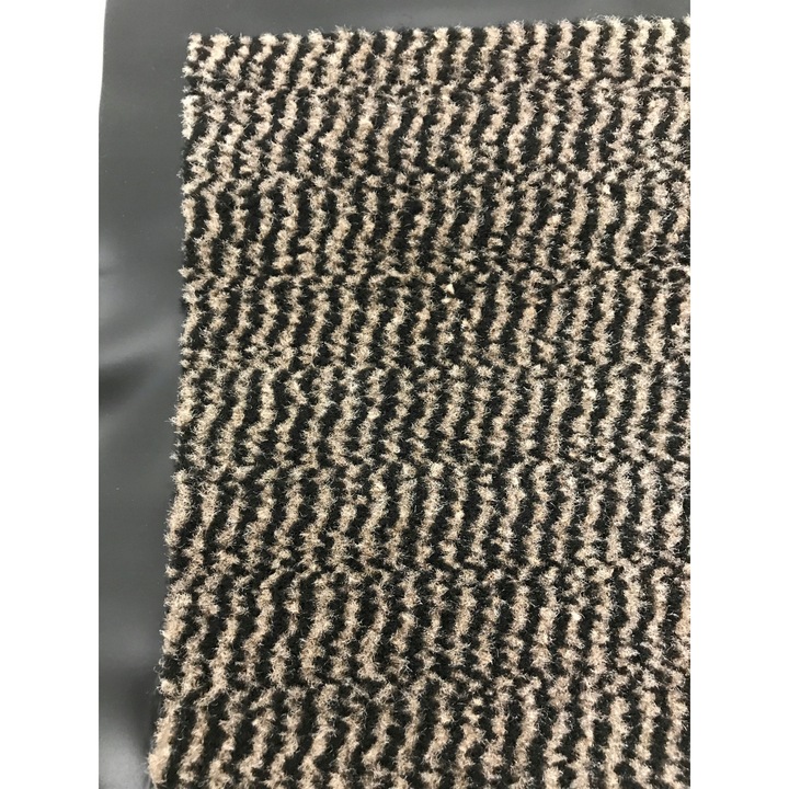 Covoras de intrare KATERINE, 148x60cm, antiderapant, bej/negru