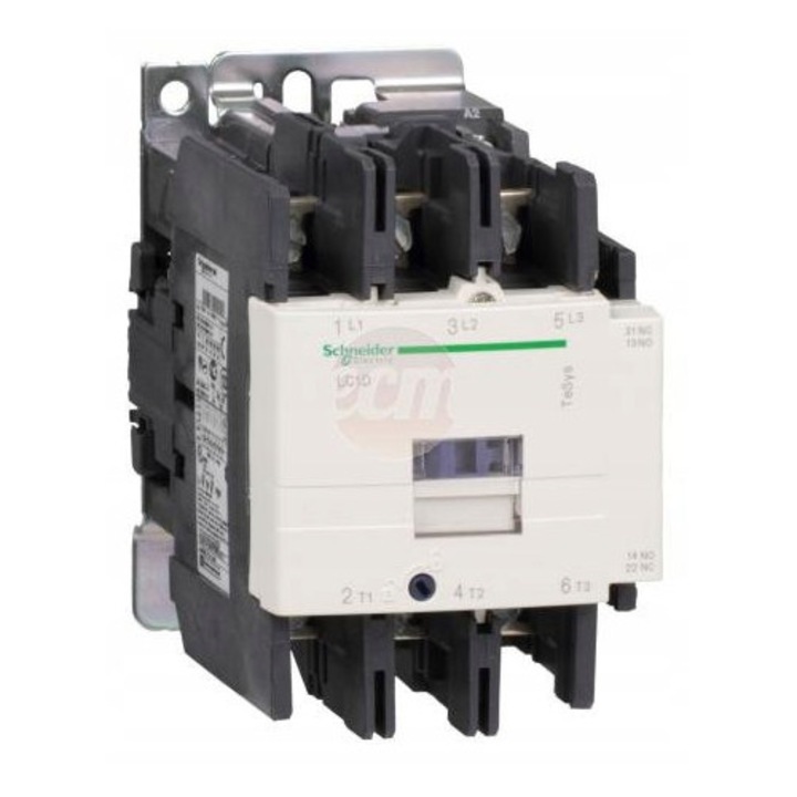 Контактор за мощност 80A, Schneider Electric, 3P, 1NC+1NO, 220V DC