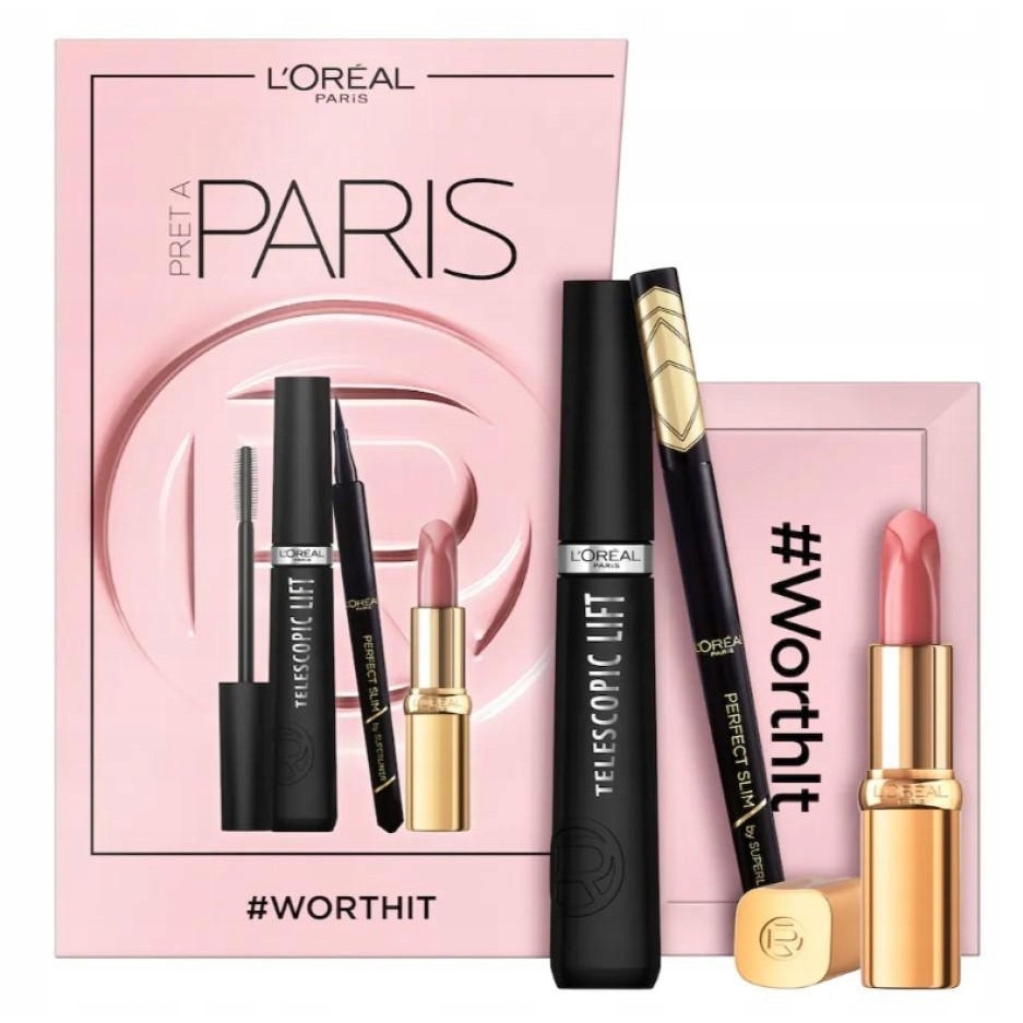Set L'oreal Knockout Nudes + Box Loreal Nude Obsession Mini Wonder