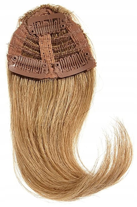 Extensii de par cu breton, Love, blond, 100% par uman, aplicare discreta