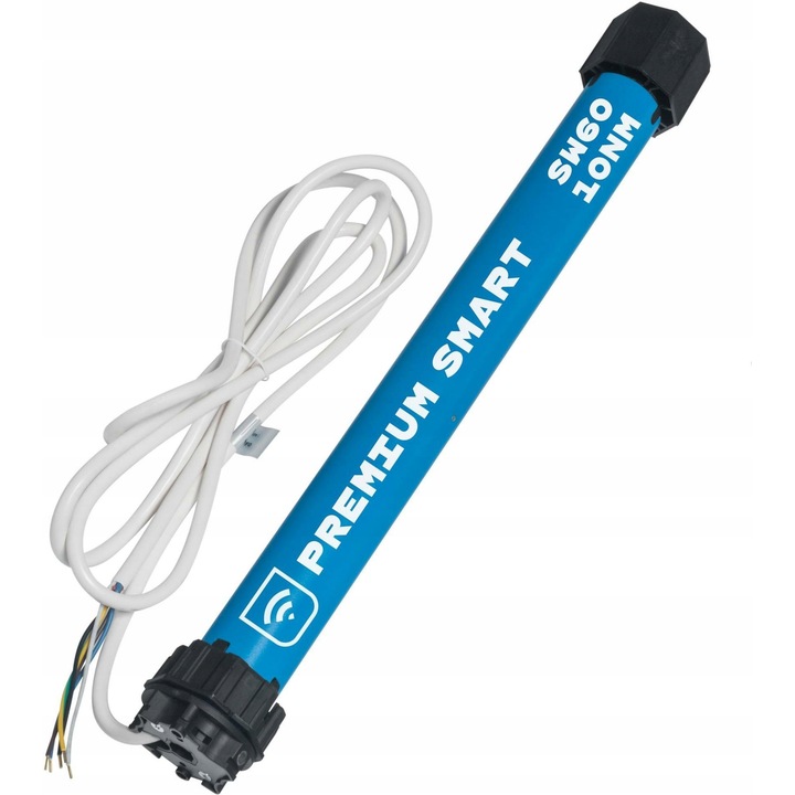 Motoros redőny Premium Smart M10, DELTA DORE, 10 Nm, akadályérzékelés, alkalmazáson keresztüli vezérlés, kék