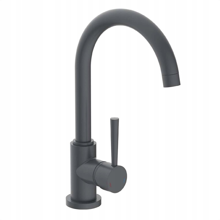Schutte Cornwall 79164 konyhai csaptelep, 360°-ban forgatható, egykaros, matt antracit, 59x33.8x22.7cm