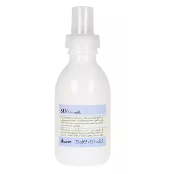 Серум за коса Davines SU, слънцезащита, 135 мл, хидратация, против стареене
