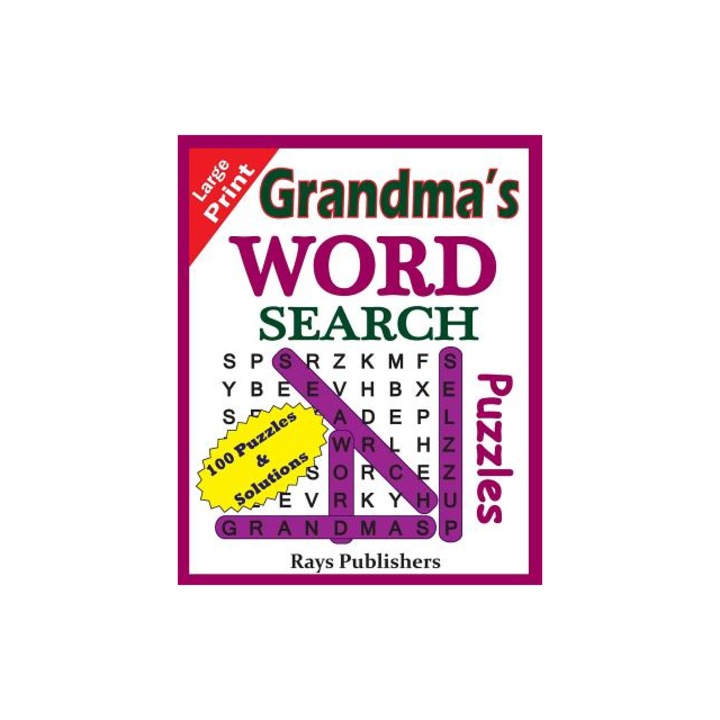 Grandma's Word Search Puzzles, Rays Publishers (Author)