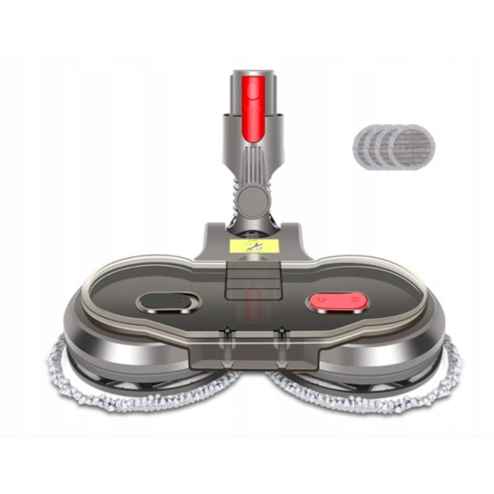 Mop compatibil cu Dyson V7 V8 V10 V11 V15, set 1 cap, rezervor apa, 6 lavete, multicolor