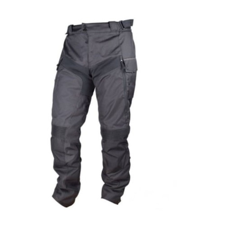 Pantaloni moto, LS2 TRAVEL, culoare negru/gri, marime M