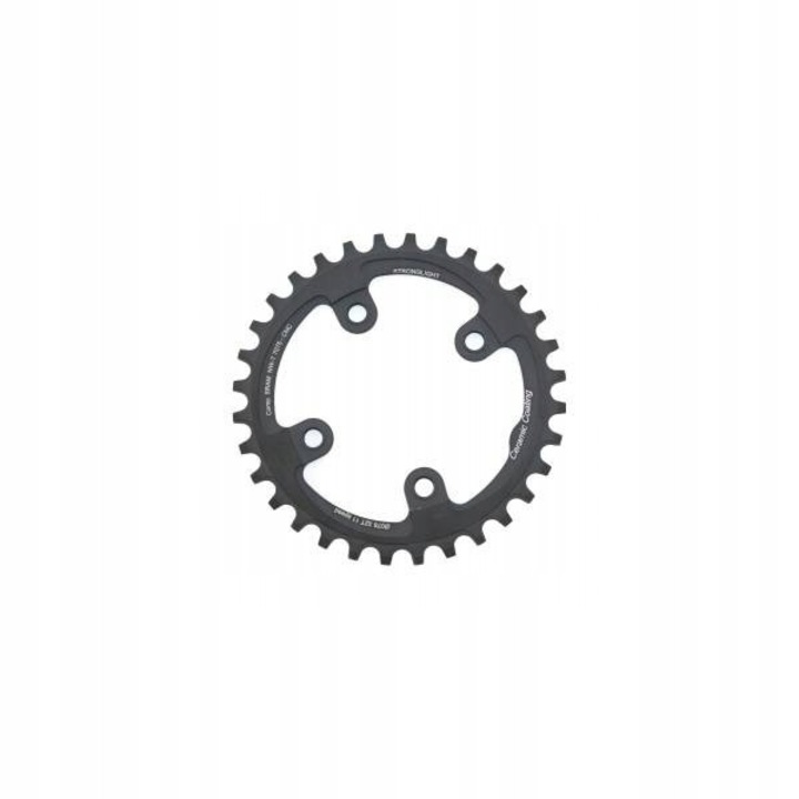 Zebatka Stronglight HT3 32T 10V, 4 ramuri, 76mm, negru