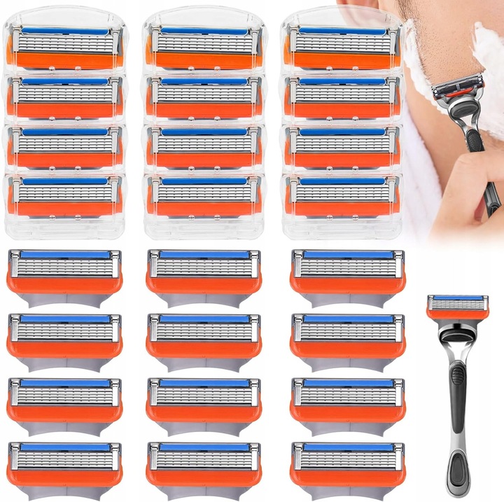 Set 20 buc Wklady pentru maszynek Healife, accesorii aparate de ras clasice