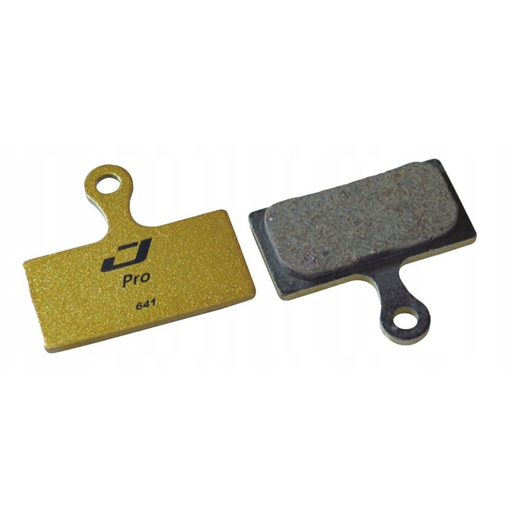 Placute de frana Jagwire Mountain Pro Disc, aluminiu, polmetalice, aurii, set 1 pereche
