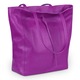 Geanta dama, Vera Pelle, fucsia, piele naturala, impermeabila, compartiment A4, fund rigid