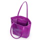 Geanta dama, Vera Pelle, fucsia, piele naturala, impermeabila, compartiment A4, fund rigid