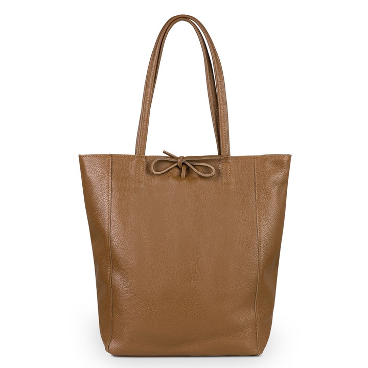 Geanta dama Vera Pelle, piele naturala, impermeabila, incapatoare, 30x45cm