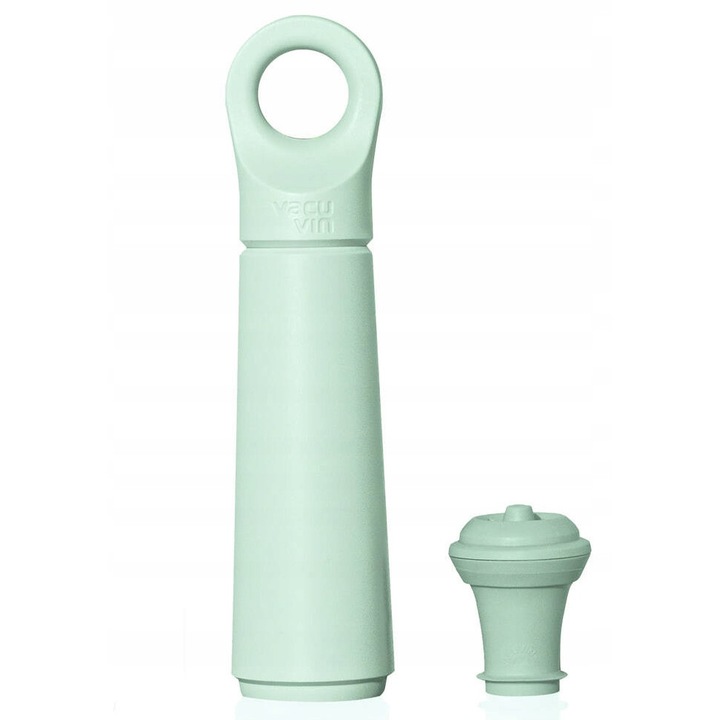 Pompa de vid pentru vin si dop Vacu Vin Loop, design compact, reciclabil, usor de curatat, set