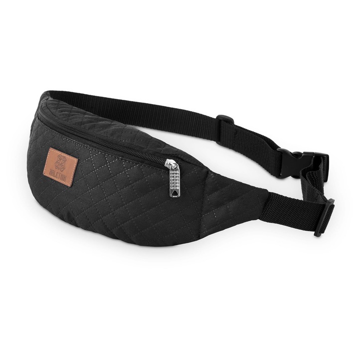 Kaletnik Kanak sporttáska, fekete, vízálló anyag, nagy rekesz, állítható pánt