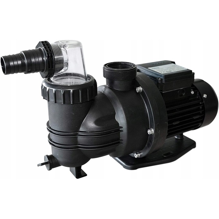 Pompa basenowa AquaForte SP-250A, 250 W, 7,5 m3/h, rezistenta la apa dulce si sarata, 44x20x24 cm, neagra