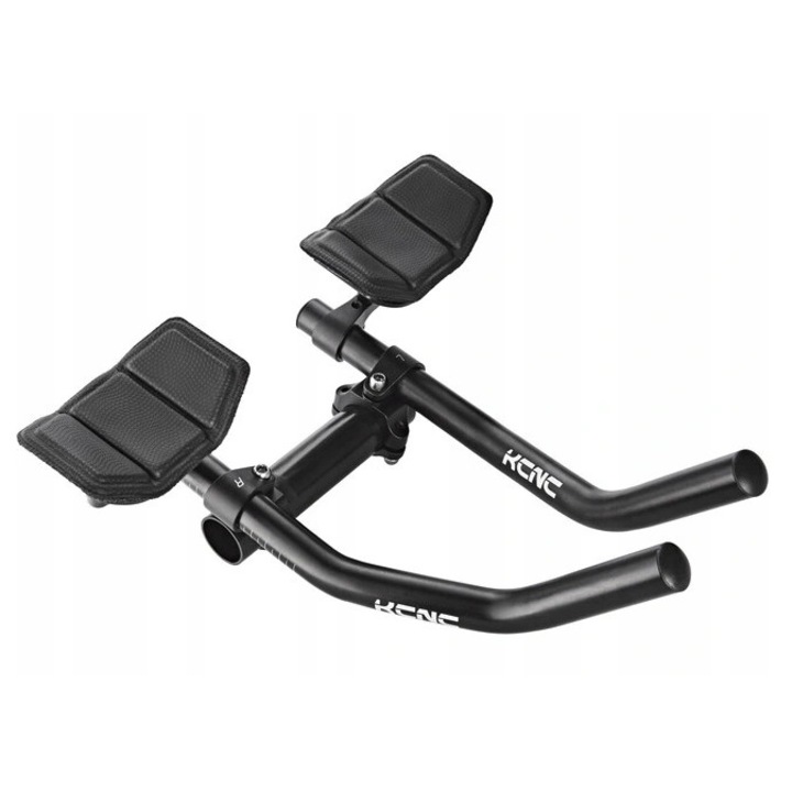 Extensie ghidon bicicleta, KCNC, RBS J-Bend, 31,8mm, aluminiu 6061, lungime ajustabila 100mm