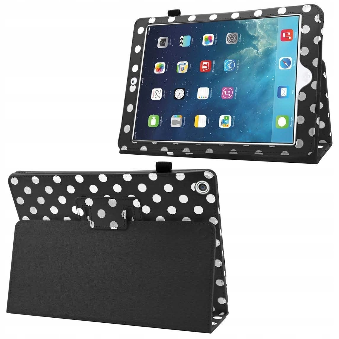 Husa pentru tableta, pentru iPad Air, negru/alb