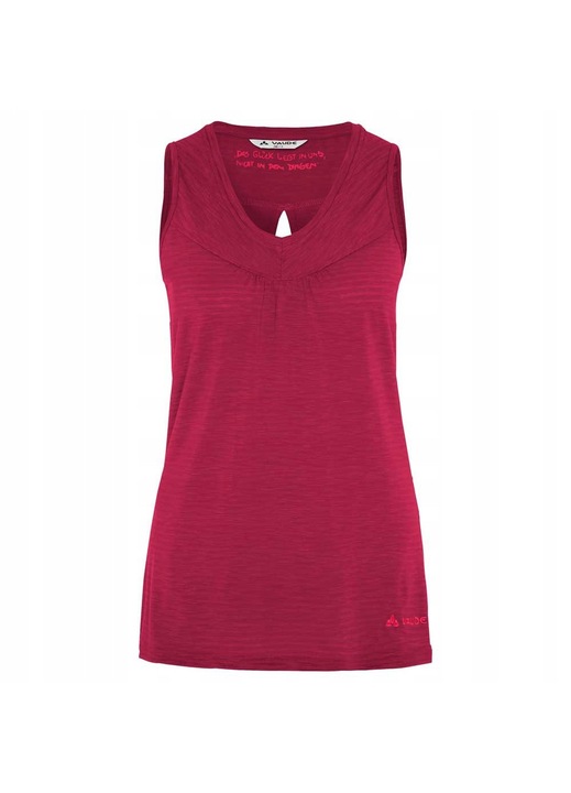 Maiou sport, Vaude, Skomer, elastic, uscare rapida, rosu, poliester|Lyocell|Elastan, M INTL