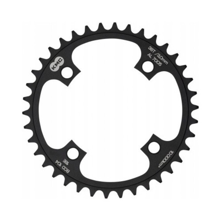 Foaie angrenaj, KMC E-Bike 1/8", 42 dinti, 104mm, neagra