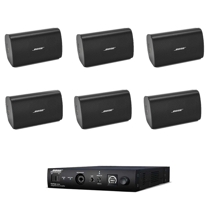 Аудио система за озвучаване на кафене Bose Professional Veritas 250Bl-Fs2Se Черна, Bluetooth
