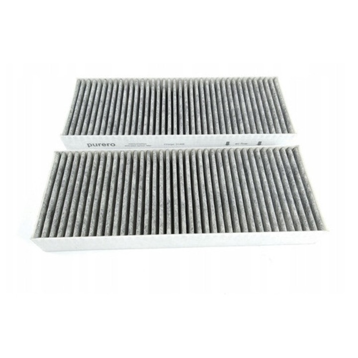 Set filtre cu carbon activ purero pentru hote, 2 bucati, compatibil cu Miele DKF 11-P, 6 luni utilizare