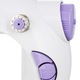 Masina de cusut Emerio, model SEW122275, mini, 2 viteze, cu lampa, alimentare cu baterii, set
