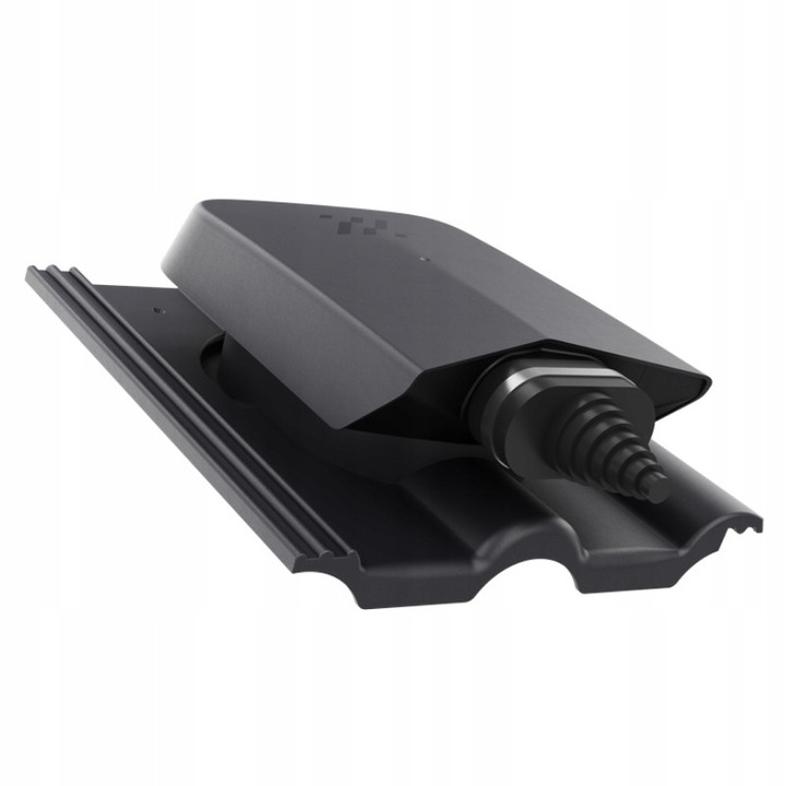 Prajire solara cu baza pentru CREATON HEIDELBERG, grafit, 11cm, set complet