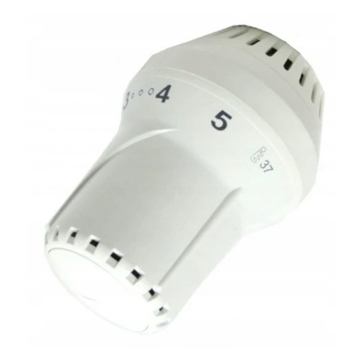 Cap termostatic pentru radiator COSMO, 7-28C, alb, 9,5cm