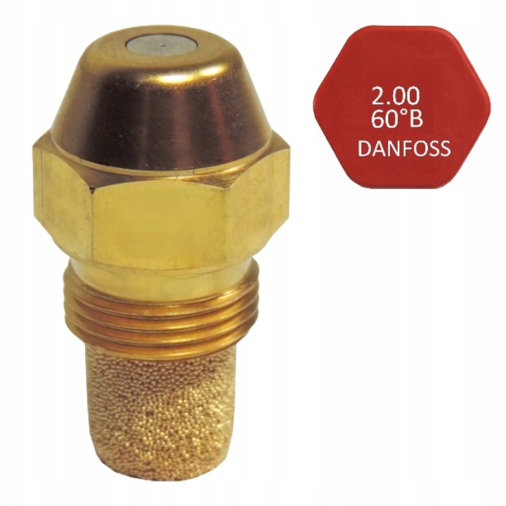 Маслена дюза Danfoss 2.00-60 B, 0.03кг, конична, 60°