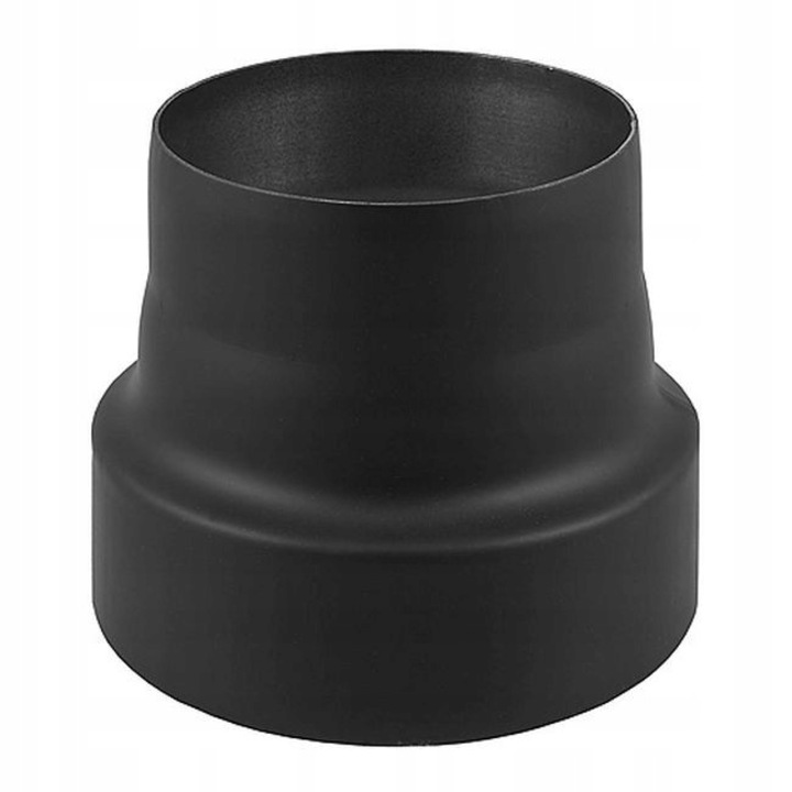 Reductie Darco 160x175x160mm, otel, neagra, pentru sisteme de evacuare a gazelor