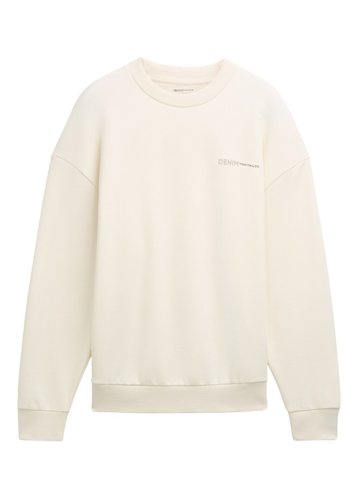 Hanorac barbati Tom Tailor, casual, bumbac/poliester, bej, 2XL INTL