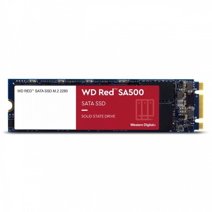 SSD Western Digital Red SA500 1TB M.2 SATA piros 22x80mm