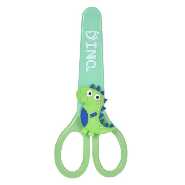 Foarfeca pentru copii cu husa Dinozaur 3D 14cm