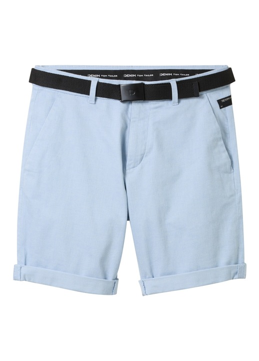 Pantaloni scurti barbati, Tom Tailor, Bumbac/Poliester, Albastru deschis, M INTL