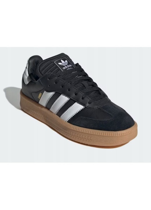 Tenisi Adidas, Samba piele naturala, Alb/Negru
