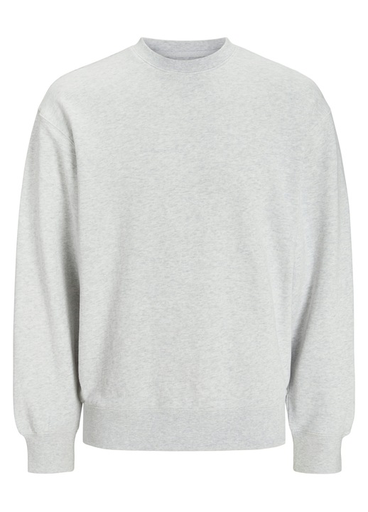 Hanorac barbati Jack & Jones, gri, bumbac si poliester, maneca lunga, decolteu rotund, M INTL