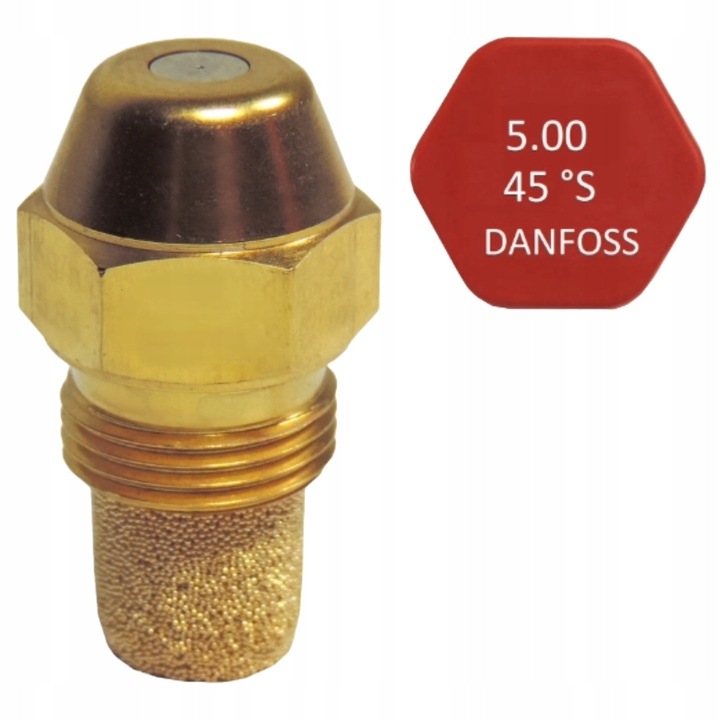 Duza de ulei, Danfoss 5.00-45 S, 5.00GAL, 80° dispersie, 0.03kg