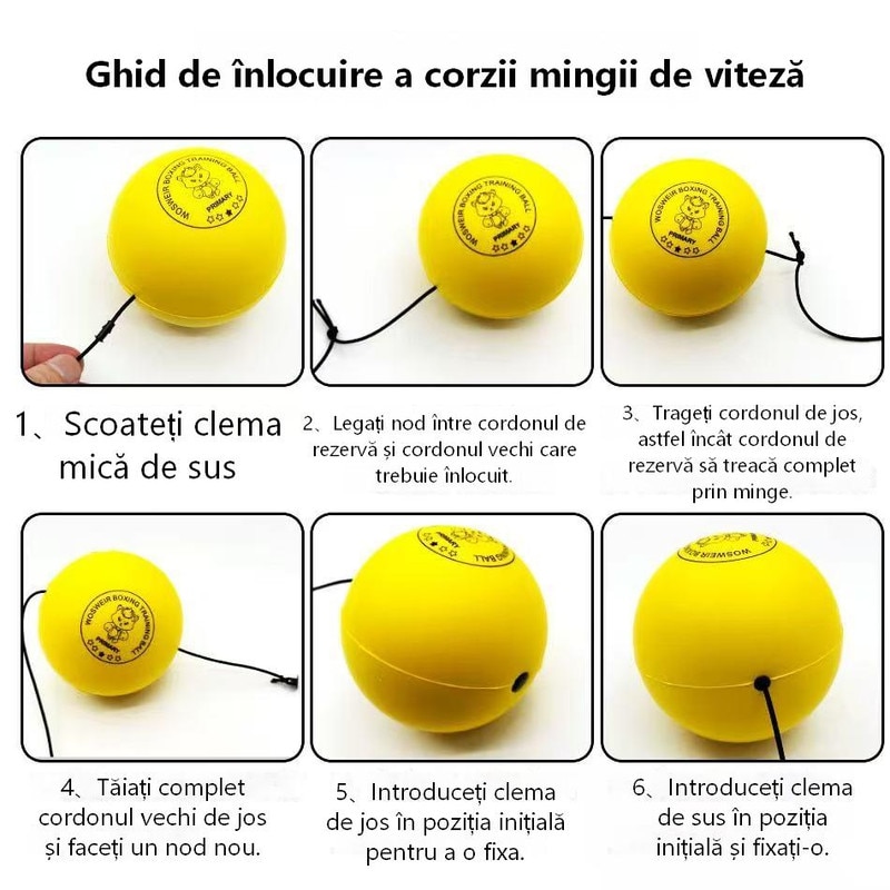 Minge Box Minge de box montata pe cap, fixa, ajustabila, galbena - eMAG.ro