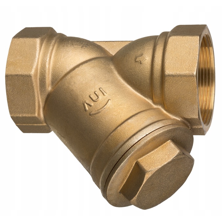 INVENA ferde mechanikus szűrő 5/4", 32mm, bronzból, víz- és fűtési rendszerekhez