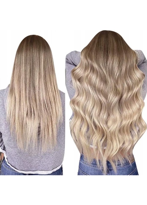 Pasma clip-in LaaVoo, natural, balayage, 14", 70g, set